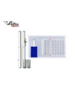 Cột, lưới bóng chuyền da tiêu chuẩn thi đấu